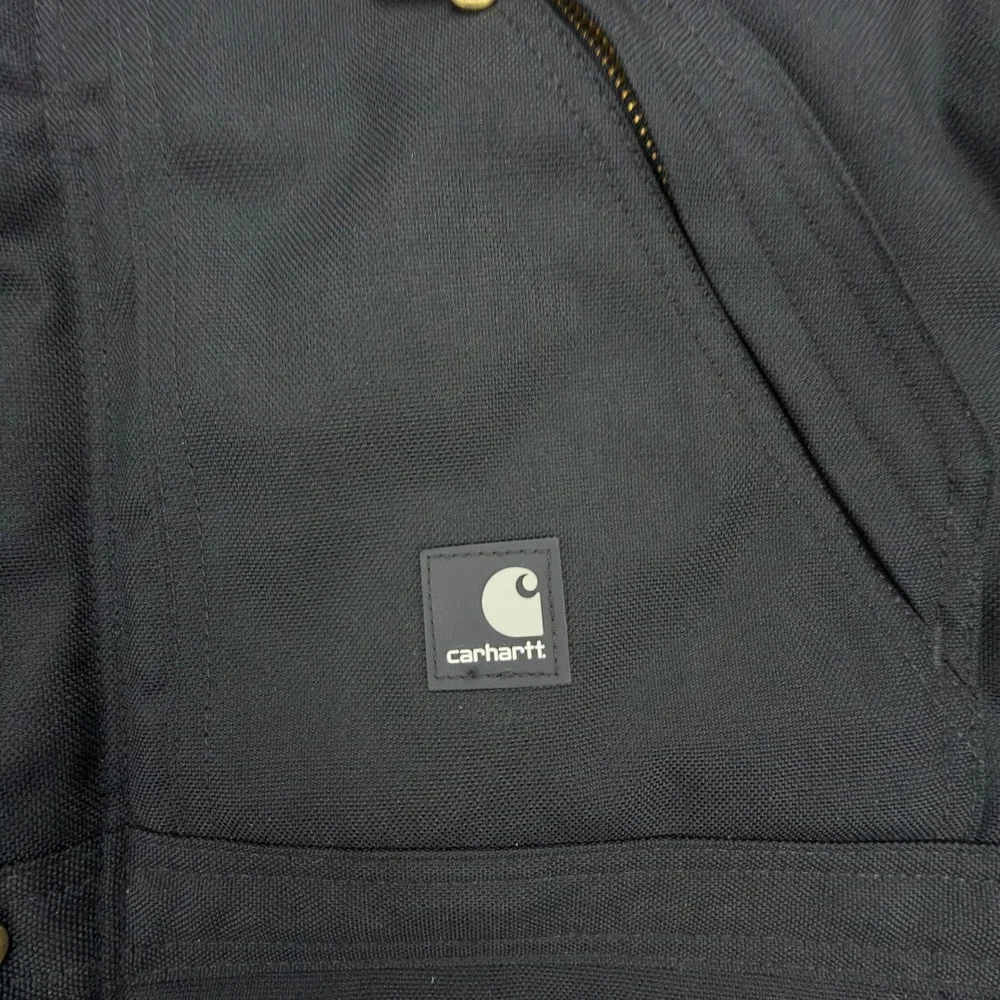 Carhartt Yukon Zip-To-Waist Biberalls Mens 44x30 R33 BLK Black NWT Bibs Overalls